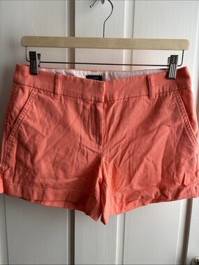 J. Crew Coral Chino Bermuda Shorts EUC